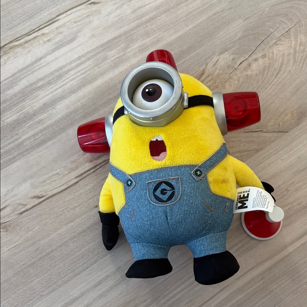 Minions Plush Toy with Red and Yellow Colors